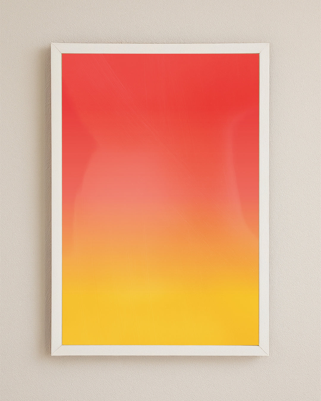 Quadro Decorativo 45x64cm Ilustrado 021BR "Amanhecer" – Arte Carioca Exclusivo com Moldura e vidro