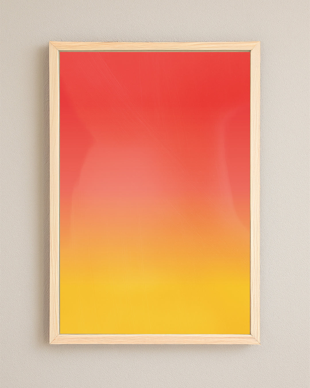 Quadro Decorativo 45x64cm Ilustrado 021BR "Amanhecer" – Arte Carioca Exclusivo com Moldura e vidro