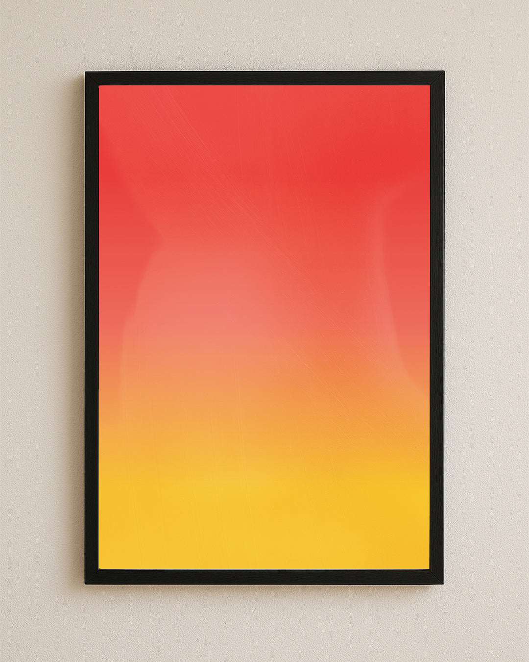 Quadro Decorativo 45x64cm Ilustrado 021BR "Amanhecer" – Arte Carioca Exclusivo com Moldura e vidro