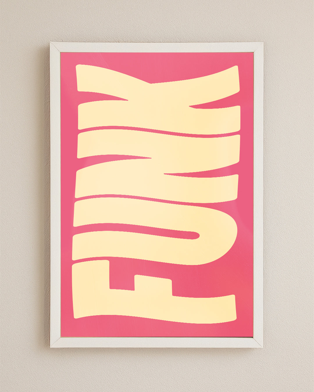 Quadro Decorativo 45x64cm Ilustrado 021BR "Funk" – Arte Carioca Exclusivo com Moldura e vidro