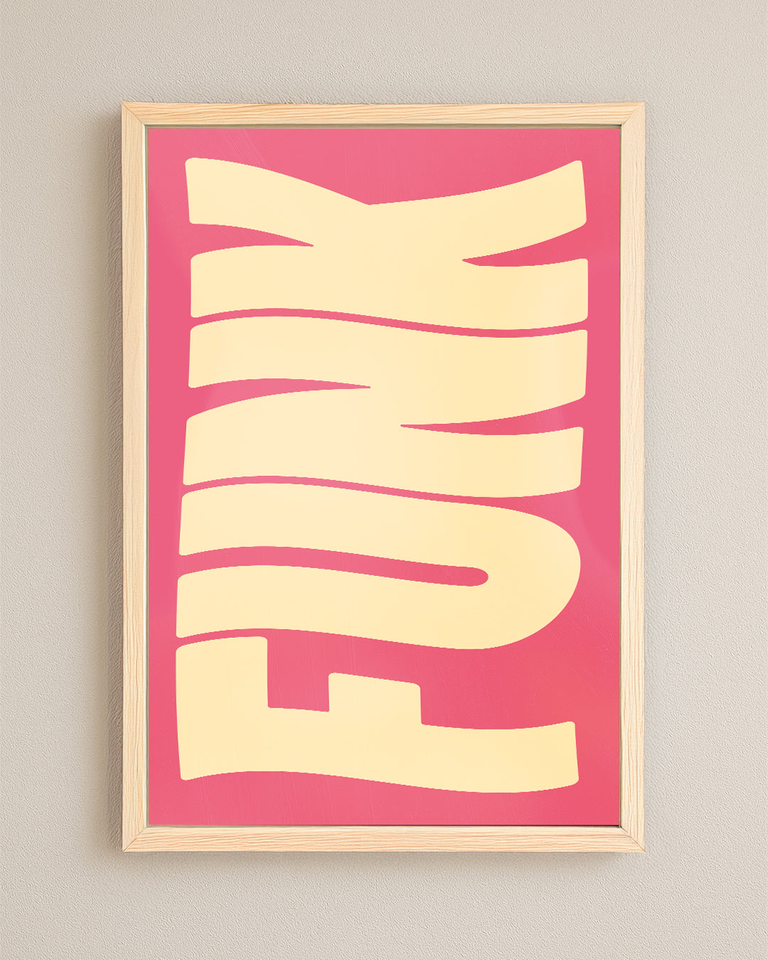 Quadro Decorativo 45x64cm Ilustrado 021BR "Funk" – Arte Carioca Exclusivo com Moldura e vidro