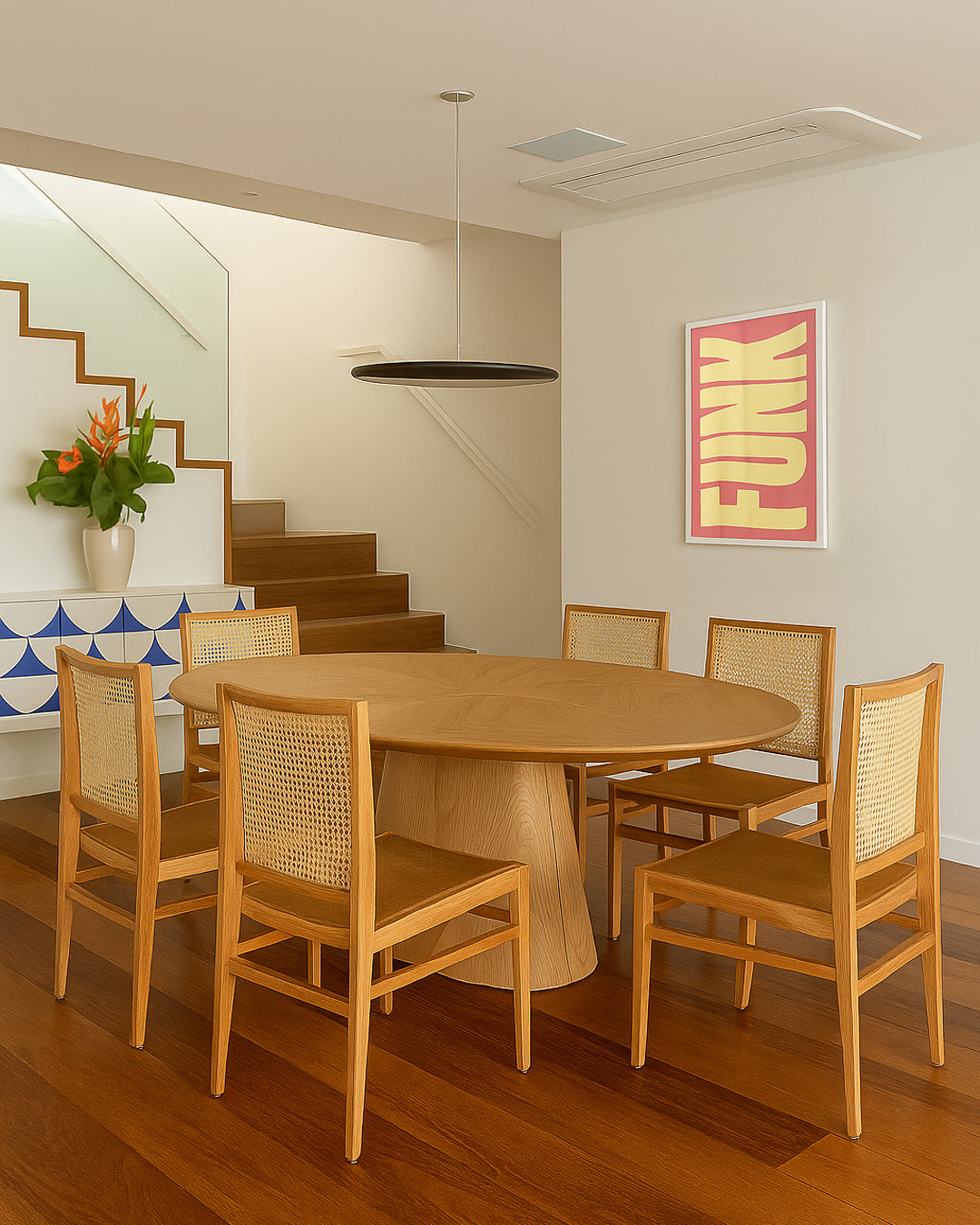 Quadro Decorativo 45x64cm Ilustrado 021BR "Funk" – Arte Carioca Exclusivo com Moldura e vidro